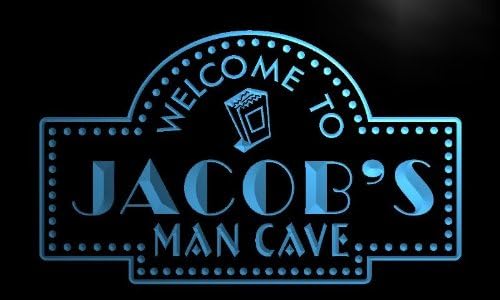 ADVPRO x0122-tm Jacob's Man Cave Home Theater Custom Personalized Name Neon Sign