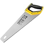 14" Pro Hand Saw, 11 TPI Fine-Cut Handsaw - Sharp Manual Saw Idea for Cutting Wood, Sawing, Gardening, Trimming, Plastic Pipe, Drywall