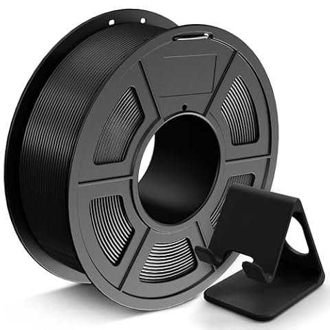 JAYO PLA 1.75mm 1.1KG, Smooth 3D Printer Filament, +/- 0.02mm Accuracy, Neatly Wound, Fits Most FDM Printers, 1.1KG Spool (2.42 LBS), Black