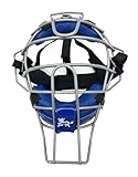 Jadekylin Baseball &t Softball Catcher's mask (Royal Blue & Silver)