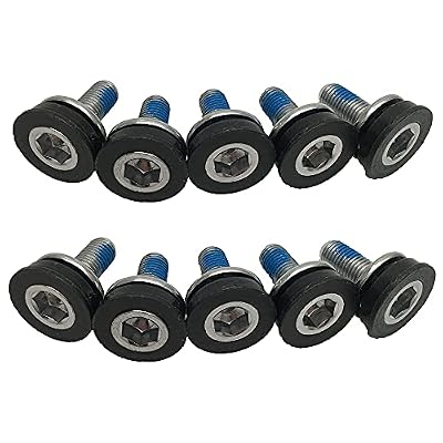 Bike Hex Crank Arm Bolts Spindle 8mm Allen Key Bolt Screws Capless Bottom Bracket for Cycling Bicycle Axle