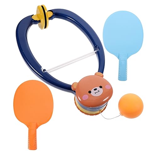 KICHOUSE 1Juego Tenis de Kit de Entrenamiento Colgante con Raquetas y Desarrollo de Habilidades de Coordinación