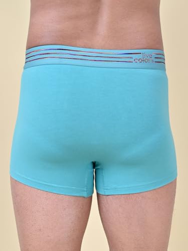 Image of Rupa Colors Solid Trunk for Men, Cotton Blend, Outer Elastic, Regular Fit, Pack of 1