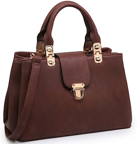 Dasein Women Handbags Top Handle Satchel Tote Purse Ladies Leather Shoulder Bag