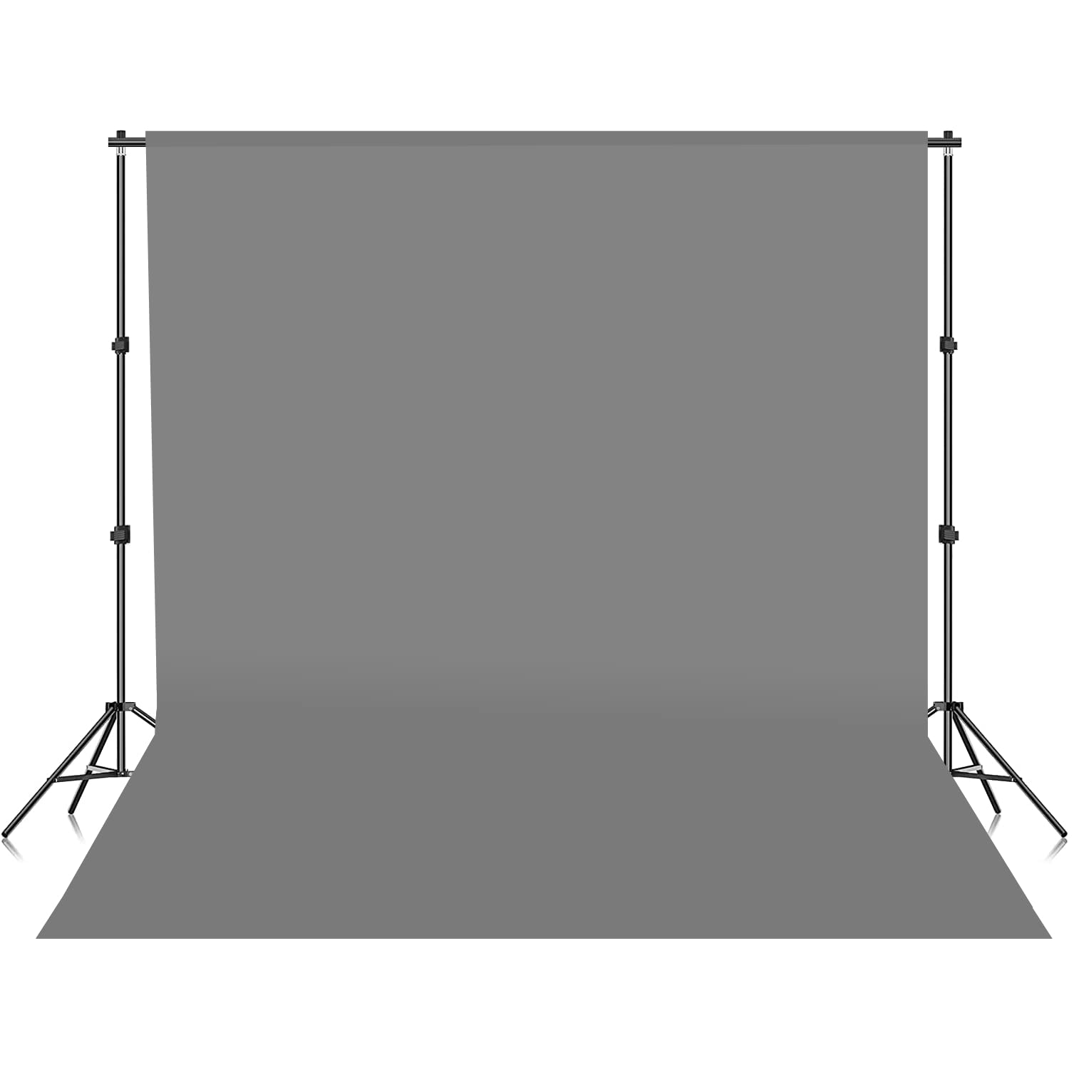 Boltove® 6x9 Ft. Grey Screen Backdrop Background Curtain Rod Pocket for Photography, Photoshoot, Product Photography, Live Streaming, Zoom Meetings, VFX Editing, YouTube Video, FB Short Video, Instagram Reels-picture-28