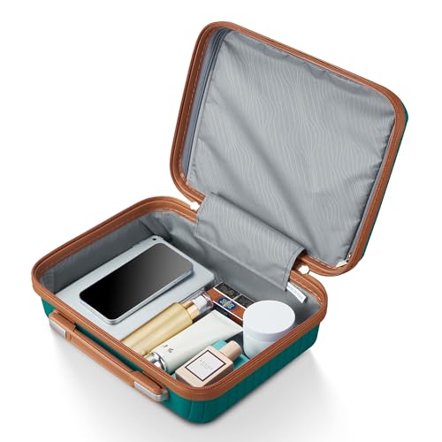 Generic Luggage set 4 pieces(14 ""/20"" /24 ""/28 ""), expandable lightweight luggage with 4 dual 360-degree silent universal wheels, PP material, durable TSA locked travel luggage. (Coral Green)2