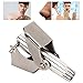 Nose Hair Trimmer for Men,Manual Stainless Steel Nose Hair Remover,360 Degree,12 Blade Nose Hair Cutter,Washable Mechanical Unisex Nose Hair Trimmer