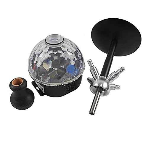Rteanb Glänzende Shisha-Arabische Hookah-USB-Bluetooth-Musik-Hukahn-Bühnenlichthuka, zum besseren Shisha-Hukahn… – Bild 3