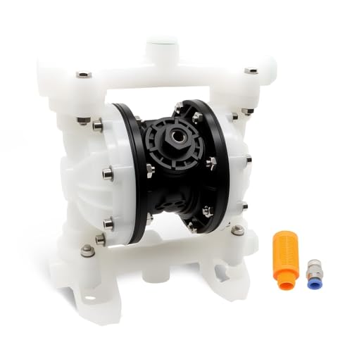 Nakkaa Pneumatic Double Diaphragm Pump PTFE 22GPM Max 120PSI 1