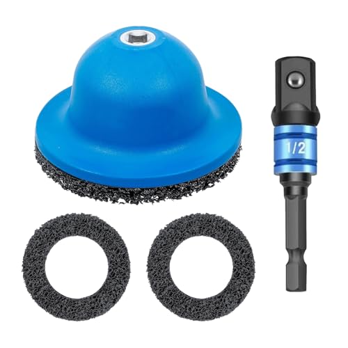 Smerigliatrice mozzo ruota, pulitore mozzo ruota per cambio pneumatici e pulizia cerchioni, con pentola smerigliatrice diametro interno 90 mm, diametro esterno 150 mm, smerigliatrice mozzi con attacco