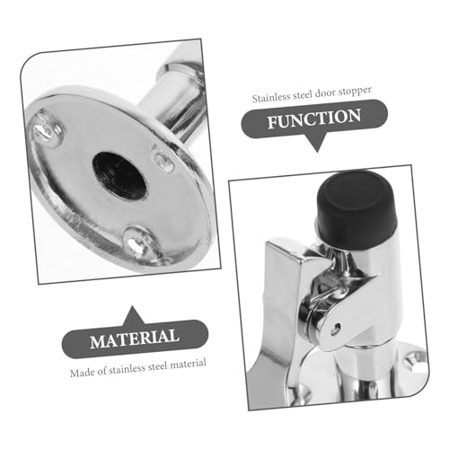 Soporte protector de puerta de acero inoxidable con diseño elegante y funcional 6
