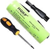 HQRP Battery Compatible with Philips Norelco 3.7V Li-Ion 422203606410 AT880 Shaver Plus Screwdriver and Cleaning Brush