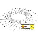GARDIGO® Katzenabwehrgürtel I Katzenschreck Baumschutz I Bis 21 cm Durchmesser | Individuell anpassbar | Galvanisierter Stahl | Kletterschutz zur Katzenabwehr I Marderschreck Fallrohrschutz