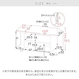 LOWYA ロウヤ テレビ台 コーナー ローボード コーナーテレビ台 テレビボード キャスター付き コンパクト オーク