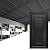 Art3d Drop Ceiling Tiles, 24x48in. Black (24-Pack)