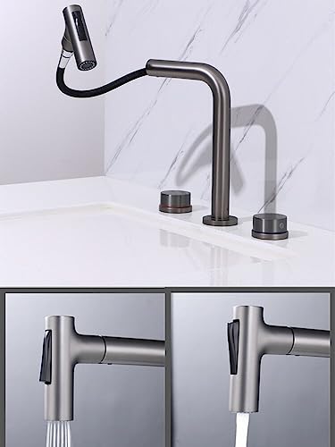 Robinet de lavabo en laiton noir mitigeur chic et durable