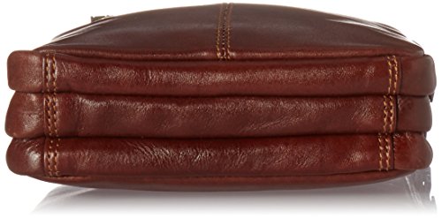 Visconti Leather Small Shoulder, Messenger Cross-Body Sling Bag Handbag, Tan, One Size