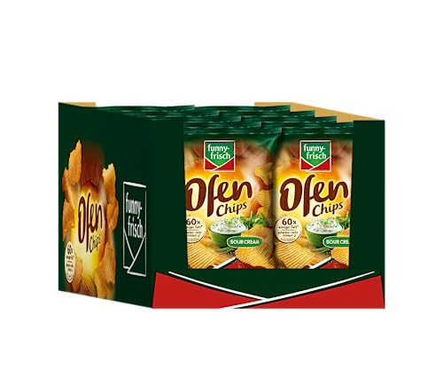 funny-frisch Ofen Chips Sour Cream 10er Pack (10 x 125 g)