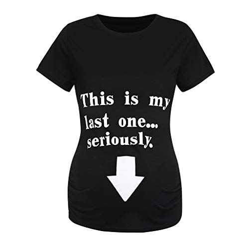 Preisvergleich Produktbild Allence Lustige witzige süße Umstandsmode / Umstandsshirt mit Motiv für die Schwangerschaft / T-Shirt Schwangerschaftsshirt, Kurzarm, Baumwolle Schwangerschaft Tops (3XL, Grün)