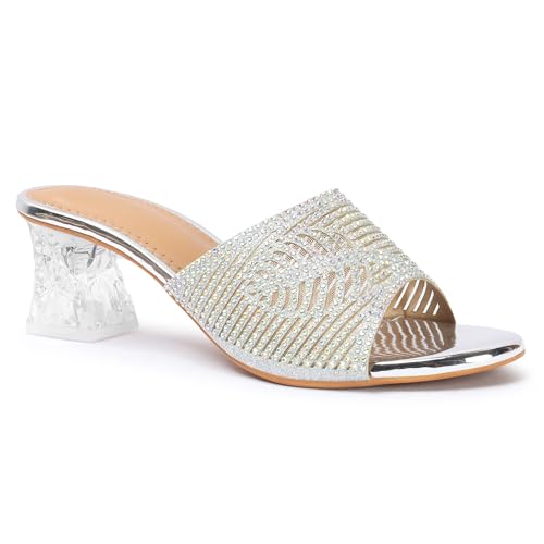 Image of Denill Women Stylish Fancy and Comfort Trending Heel Fashion Sandal Women & Girl