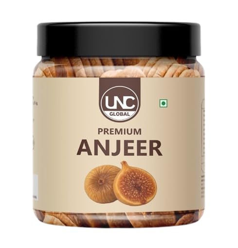 UNC GLOBAL Premium Dried Figs 250 gm | Sweet Afghani Anjeer I Low in Fat | Healthy Anjir Snack I Rich Source of Vitamins Dietary Fiber & Iron | Winter Dry Fruit