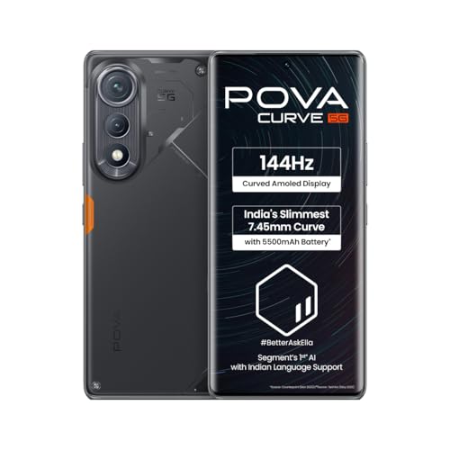 POVA Curve 5G (Geek Black, 8GB+256GB)