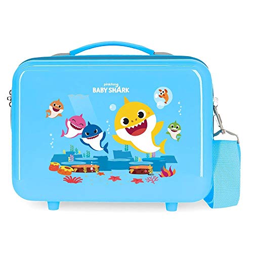 Baby Shark Neceser Abs Adaptable My Good Friend, Color Azul