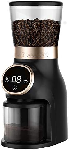 Burr Coffee Grinder Electric Coffee Grinder for Coffee Beans with 31 Precise Grind Settings 100g Capacity 40mm Stainless Steel (Gold)