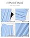 BTFBM Womens 2 Piece Outfits Spring 2026 V Neck Cap Sleeve Ruched Top Wide Leg Pants Sets Rib Knit Lounge Matching Set(Light Blue, Large)