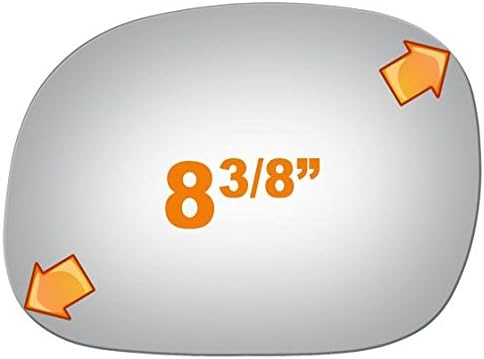 Flat Driver Side Mirror Replacement Glass for 1997-2003 FORD F-150