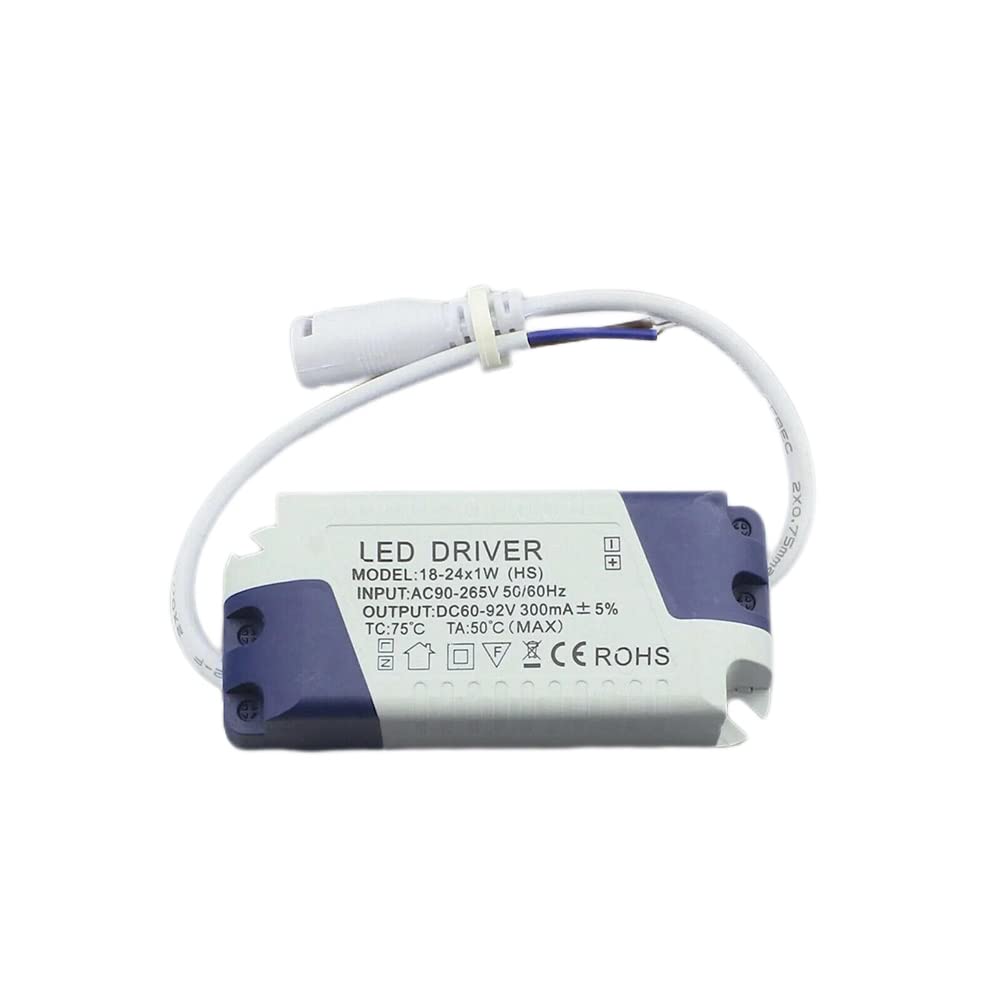 LED Panel Driver 300mA Constant Current 3W 6W 12W 18W 24W DC LED Power Supply