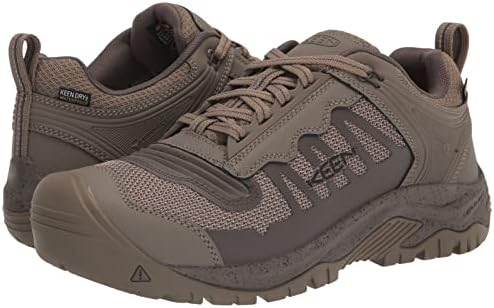 KEEN Utility Men's Reno Low Height Soft Toe Flexible Waterproof Athletic Work Shoes, Brindle/Morel, 12 Wide | Image 6