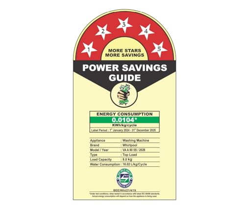 Image of Whirlpool 8 kg Magic Clean 5 Star Fully Automatic Top Load Washing Machine Grey (MAGIC CLEAN ELT 8.0 GREY 10YMW, Hard Water Wash)