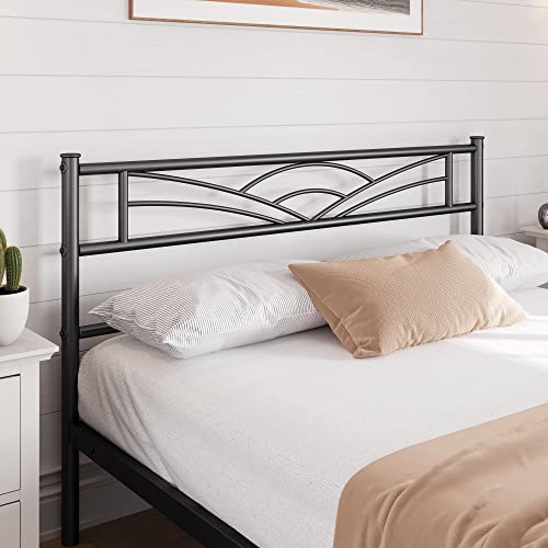 image for Yaheetech 4ft6 Double Bed Solid Bed Frame with Cloud-inspired Design H