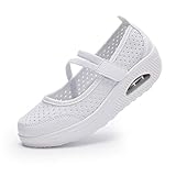 [todaysunny] 船型底ナースシューズ レディース ダイエットシューズ 厚底スニーカー ダイエット 美脚 軽量 レースアップ ウォーキングシューズ 看護師 作業靴 歩きやすい 婦人靴 厚底シューズ