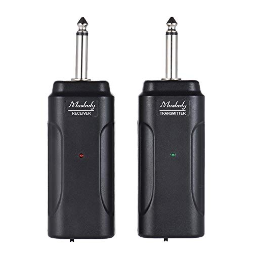 KKmoon Muslady UHF Portátil Sistema de Transmissor de Áudio Sem Fio Transmissor + Receptor 60 M Alca