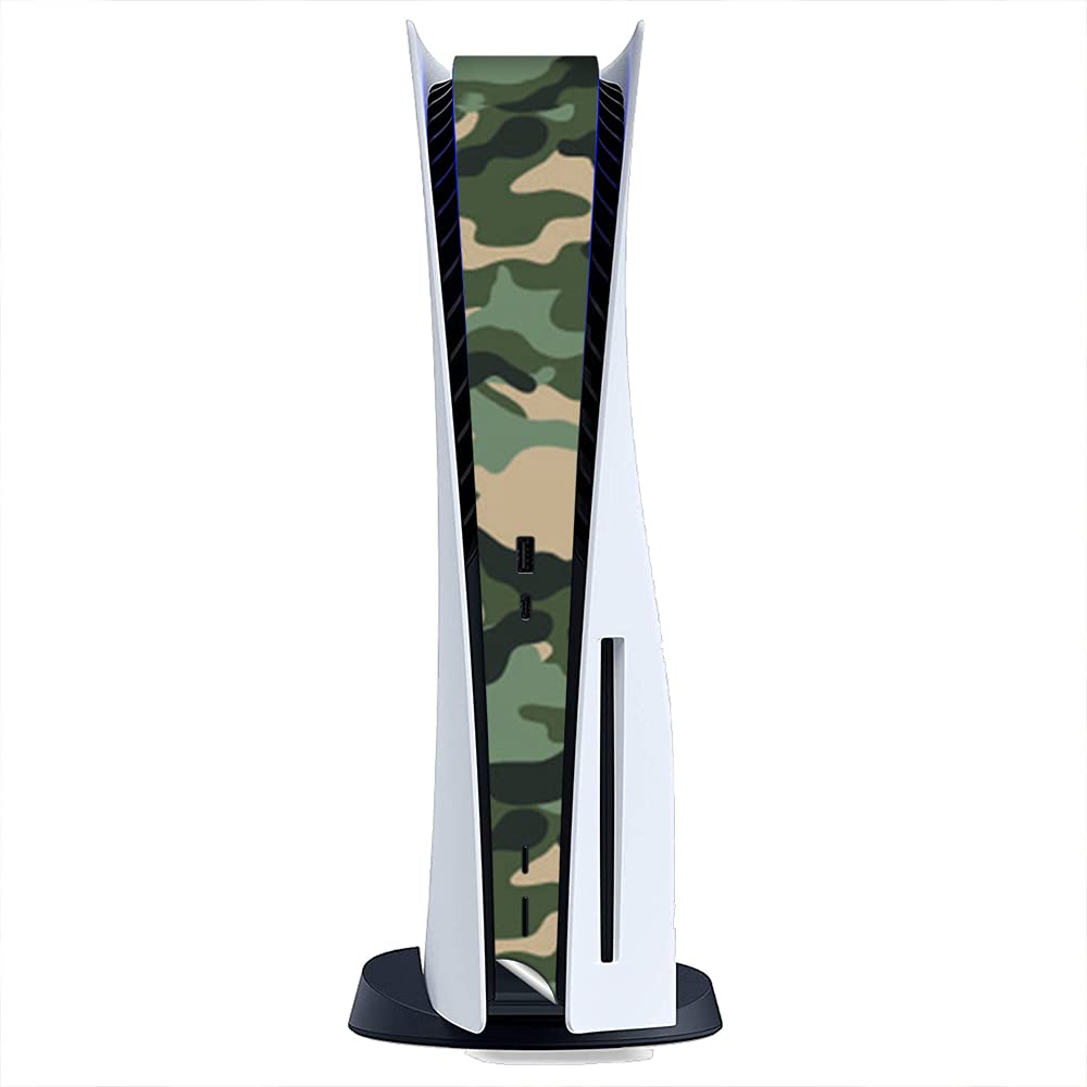 GADGETS WRAP Premium Material Console Skin Vinyl Decal Sticker Compatible with PS5 Disc Edition - Green Camo (B09GFFW41L) Amazon Price History, Amazon Price Tracker