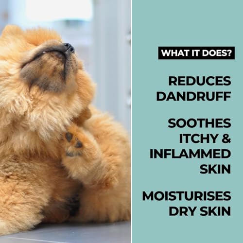 Image of Moe Puppy Xtra Nourish Medicated Dog & Cat | Anti-Itch Skin Relief | Herbal Dog Shampoo | Antifungal & Antibacterial | Gentle Formula of Dead Sea Salt & 3 Essential Oil & Nourishing Formula (300ml)
