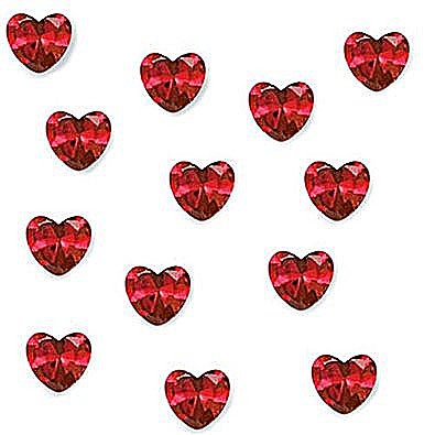 January Birthstone Crystal Heart - 5mm floating charm will fit Living memory lockets and Origami Owl style lockets