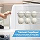 YEXEXINM Magnetisches Regal Ball Aufbewahrung, Magnetisch Waschmaschinen Organizer für Kühlschrank Küche Trockner, Trocknerballhalter Organisation Leicht zu Tragen und Verschleißbeständig