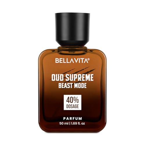 Image of BELLAVITA Oud Supreme 50ml Parfum | Beast Mode | Perfume for Man | 40% Oil Concentration | Oud & Floral Scent | Premium Perfume for Men