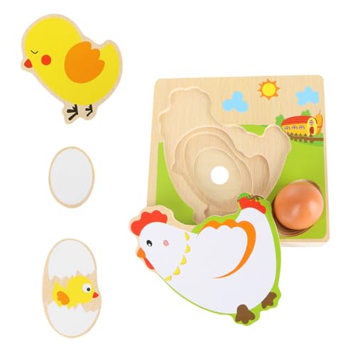 Jeu pédagogique cycle de vie poule pour la maternelle