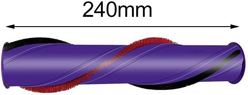 Brushbar Roller Brush Replacement for Dyson V7 SV11 Animal Vacuum Cleaner, Replace 968266-02 968266-04.Not Include The End Cover, 4-Prong Inner Fitting (unsuitable for 3-Prong Heads)