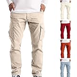 ♥ Atmung Atmungsaktive Sporthose: Herren Sommer Lang Cargo Jogger Hosen Zu Ausgezeichnetes atmungsaktives Material für belüfteten Komfort und Bewegungsfreiheit. Gute Flexibilität ermöglicht eine größere Mobilität und behält die Form bei und verbessert die Atmungsaktivität, damit Sie kühl bleiben.