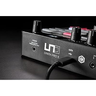 IK Multimedia UNO Synth Pro X, Dual-Filter Paraphonic Analog Desktop Synthesizer, Audio Interface with Modulation Matrix, 12 Studio-Quality Effects, Software Editor, USB/MIDI/CV/GATE/Audio I/O (Black)