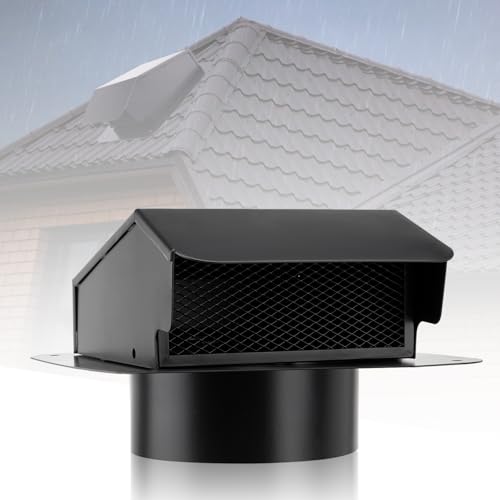 Venussar 6 INCH Removable Roof Vents, Roof Dryer Vent Cap cover