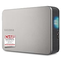 Toshiba Canvio Flex 4TB – Portable 2.5’’ External Hard Drive (HDD) for Mac, Windows PC, Smartphone and Tablet Use, Compatible with Most USB-C and USB-A Devices, Warm Silver (HDTX240ESCCA)