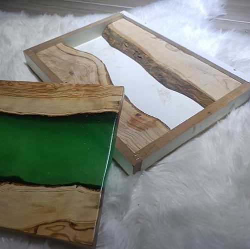 Olive Wood Slab Set 2 Pieces