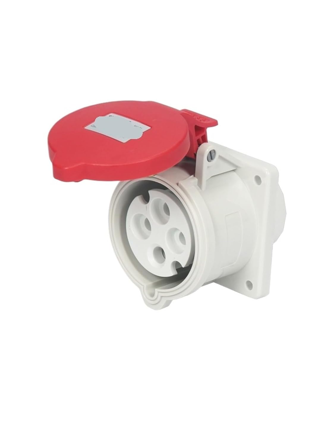 16A32A Aviation Industry Plug Socket 3-pin 4-pin 5-pin Male Female Docking Connector Without Wire(4-core16Aconcealedsocket)