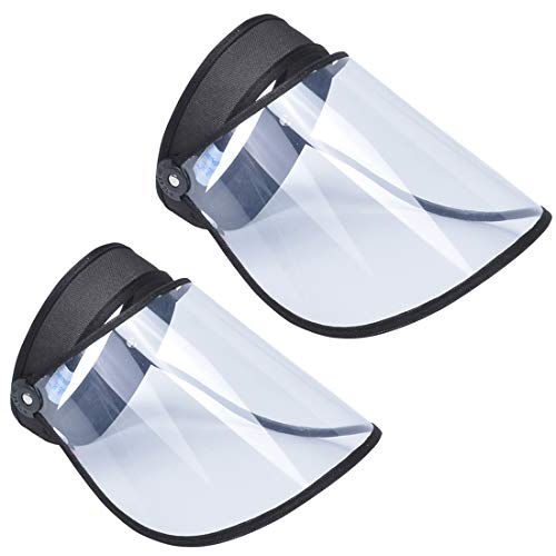 Panegy - Visiera Viso Cappello Protettivo per Gli Occhi Trasparente Facce Antipolvere Anti-Saliva Antiappannante Pretector facciale Unisex per Bocca Occhi per Medico Ospedale Infermiere Cuoco